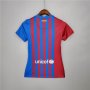 Barcelona 21-22 Soccer Kit Home Blue Women's Soccer Jersey Football Shirt