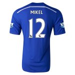Chelsea 14/15 MIKEL #12 Home Soccer Jersey