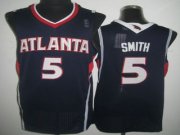Atlanta Hawks Josh Smith #5 Dark Blue Jersey