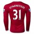 Manchester United LS Home 2015-16 SCHWEINSTEIGER #31 Soccer Jersey