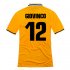 13-14 Juventus #12 Giovinco Away Yellow Jersey Shirt