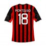 13-14 AC Milan Home #18 Montolivio Soccer Jersey Shirt