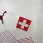 Switzerland/Suisse Euro 2020 Away White Soccer Jersey Football Shirt