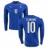 Italy LS Home 2016 R.Baggio 10 Soccer Jersey