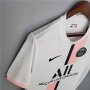 Paris Saint Germain 21-22 Away White&Pink PSG Messi #30 Soccer Jersey Football Shirt