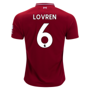 2018/19 Liverpool DEJAN LOVREN #6 Soccer Jersey Shirt