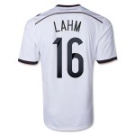 2014 Germany #16 LAHM Home White Soccer Jersey Shirt