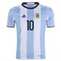 Argentina Home 2016 MESSI #10 Soccer Jersey
