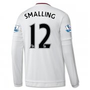 Manchester United LS Away 2015-16 SMALLING #12 Soccer Jersey