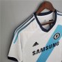 12/13 CHELSEA RETRO AWAY WHITE SOCCER SHIRT JERSEY