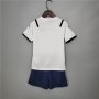 Euro 2020 Italy 2021-22 Football Kit Away White Kids Soccer Kit(Shirt+Shorts)
