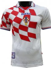 Croatia Home 1998 Retro Soccer Jersey Shirt