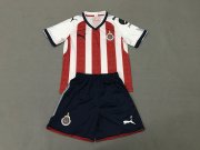 Kids Chivas Home 2017/18 Soccer Kits (Shirt+Shorts)