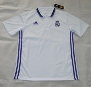 Real Madrid 2016-17 White Polo Shirt