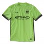 Manchester City 2015-16 Third Soccer Jersey Green