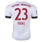 Bayern Munich Away 2015-16 VIDAL #23 Soccer Jersey