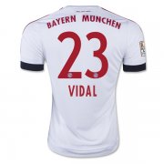 Bayern Munich Away 2015-16 VIDAL #23 Soccer Jersey