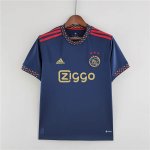Ajax 22/23 Away Blue Soccer Jersey Football Shirt