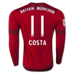 Bayern Munich LS Home 2015-16 COSTA #11 Soccer Jersey