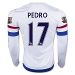 Chelsea LS Away 2015-16 PEDRO #17 Soccer Jersey