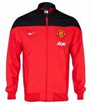 13-14 Manchester United Red&Black Training Jacket