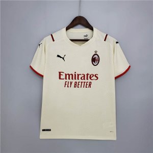 AC Milan 21-22 Away Yellow Soccer Jersey Football Shirt