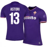 Fiorentina Home 2017/18 #13 Davide Astori Soccer Jersey Shirt