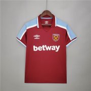 West Ham United 21-22 Home Red Soccer Jersey Football Shirt