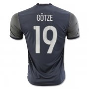 Germany Away 2016 GOTZE #19 Soccer Jersey