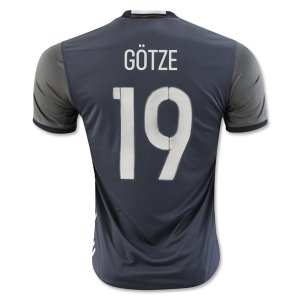 Germany Away 2016 GOTZE #19 Soccer Jersey