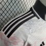 23/24 Juventus Football Shirt White Away Soccer Jersey (Authentic Version)