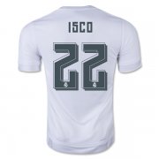 Real Madrid Home 2015-16 ISCO #22 Soccer Jersey