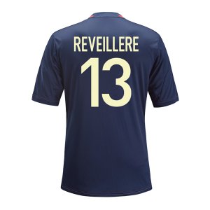 13-14 Olympique Lyonnais #13 Reveillere Away Black Jersey Shirt