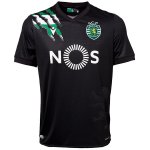 Sporting Lisbon 20-21 Away Black Soccer Jersey Shirt