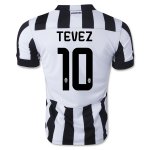 Juventus 14/15 TEVEZ #10 Home Soccer Jersey