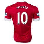 Manchester United Home 2015-16 ROONEY #10 Soccer Jersey