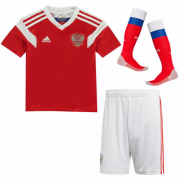 Kids Russia Home 2018 World Cup Soccer Kit(Shirt+Shorts+Socks)