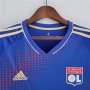 22/23 Olympique Lyonnais Away Blue Soccer Jersey Football Shirt