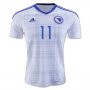 Bosnia and Herzegovina Away 2016 DZEKO #11 Soccer Jersey