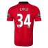 13-14 Manchester United #34 COLE Home Jersey Shirt