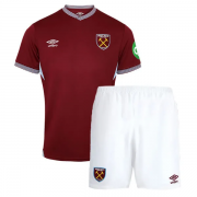 Kids West Ham United Home Kits 2025/26 (Shirt+Shorts)