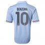 2013 France #10 BENZEMA Away Blue Soccer Jersey Shirt