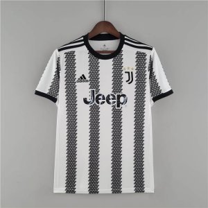 22/23 Juventus Home White&Black Soccer Jersey Football Shirt