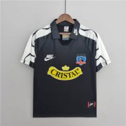 Colo-Colo Retro Soccer Jersey 1995 Black Away Football Shirt