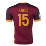 AS Roma 2015-16 Home PJANIC #15 Soccer Jersey