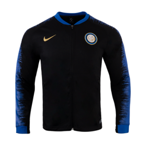 18-19 INTER MILAN BLACK V-NECK JACKET