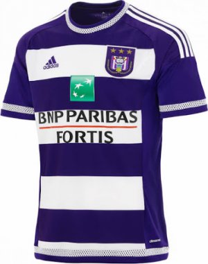 RSC Anderlecht 2015-16 Home Soccer Jersey