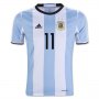 Argentina Home 2016 AGUERO #11 Soccer Jersey