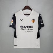 Valencia 21-22 Home White Soccer Jersey Football Shirt