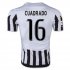 Juventus 2015-16 Home Soccer Jersey CUADRADO #16